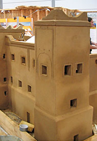 Modell der Kasbah Asslim